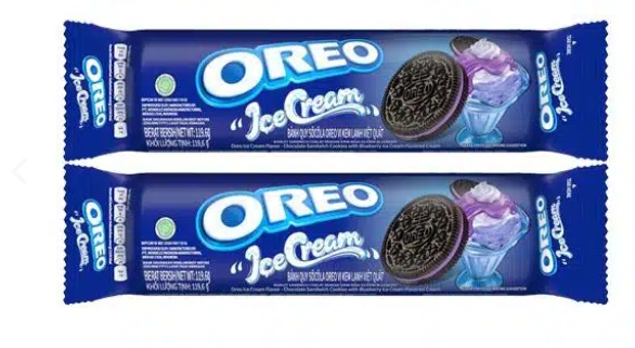 Oreo Sandwich Cookies Blueberry Cream 119.6g × 24 Bags